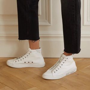 Saint Laurent Malibu Canvas High-Top Sneaker